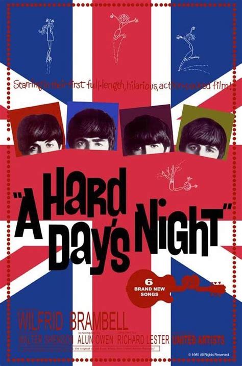 A Hard Day's Night Poster