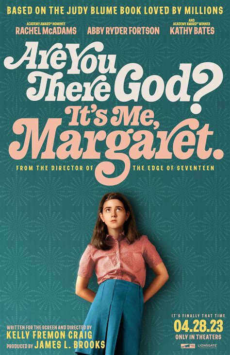 Are You There God? It's Me, Margaret Poster