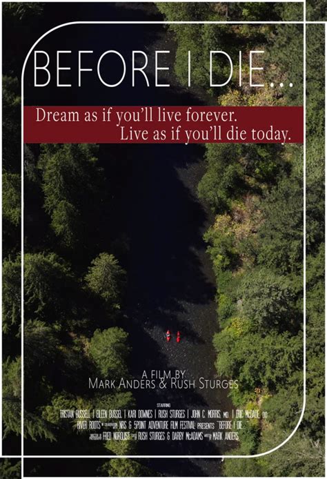 Before I Die Poster