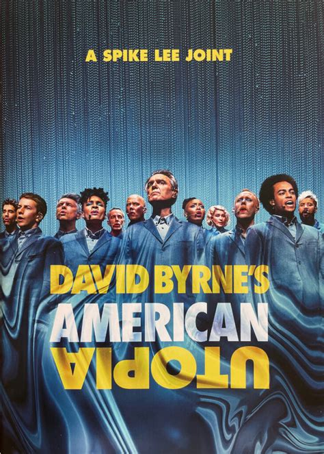 David Byrne's American Utopia Poster
