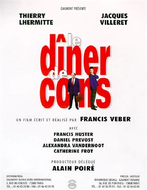 Le Dîner de Cons Poster