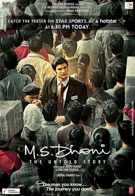 M.S. Dhoni: The Untold Story Poster