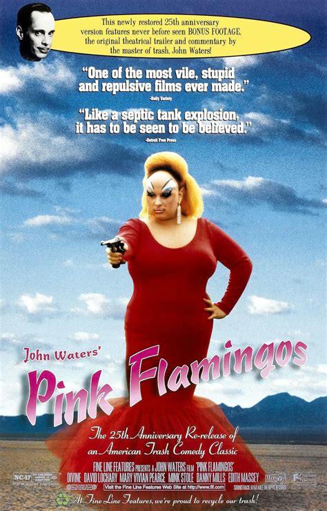 Pink Flamingos Poster
