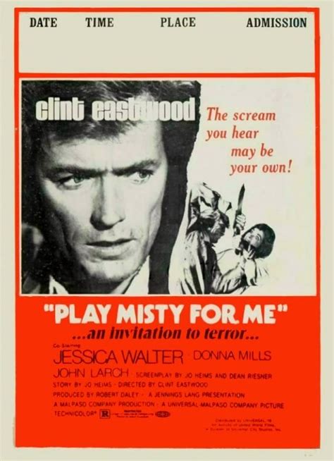 Play Misty for Me Poster