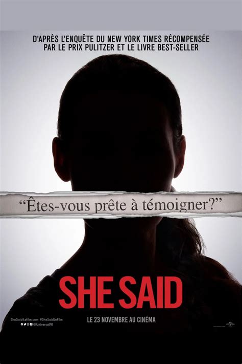 She Said Poster