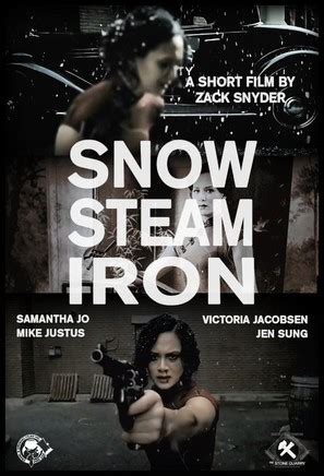 Snow Steam Iron Poster