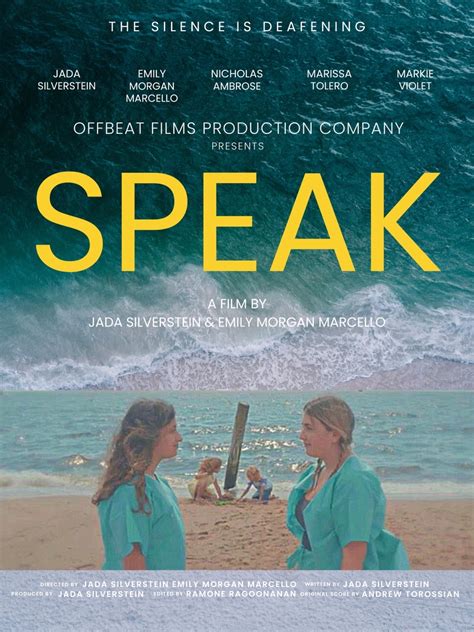 Speak Poster
