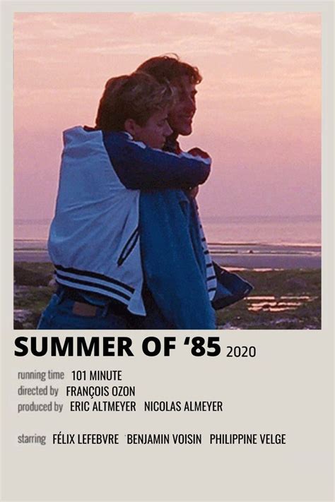 Summer of 85 Poster