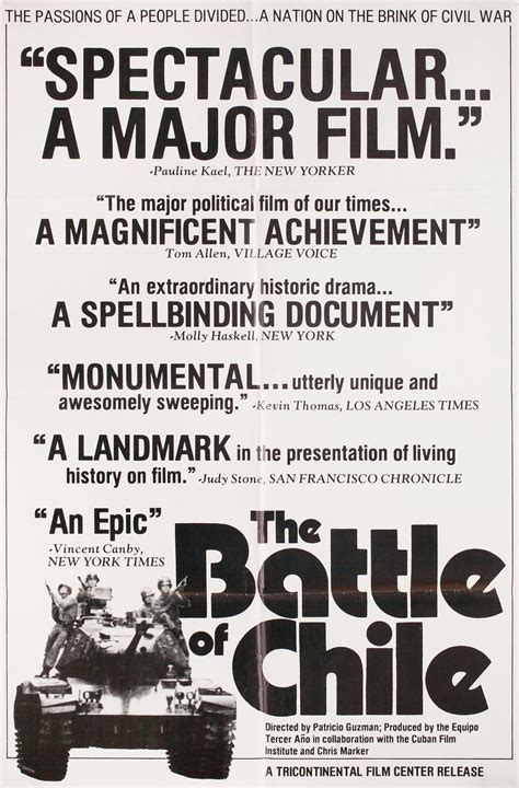 The Battle of Chile Poster