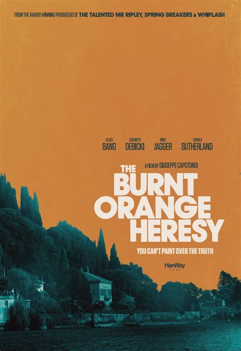 The Burnt Orange Heresy Poster