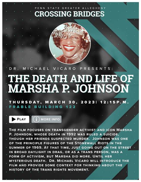 The Death and Life of Marsha P. Johnson Poster