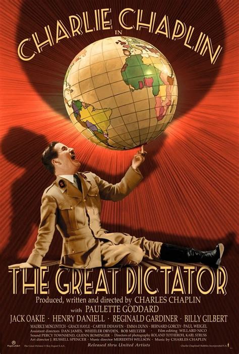The Great Dictator Poster