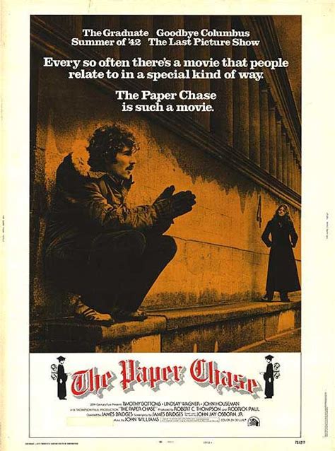 The Paper Chase Poster