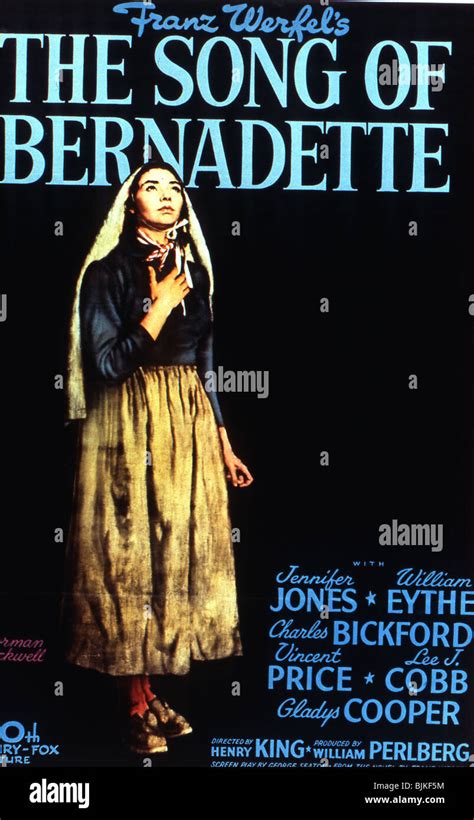 The Song of Bernadette Poster