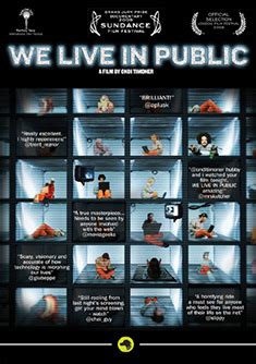 We Live in Public Poster